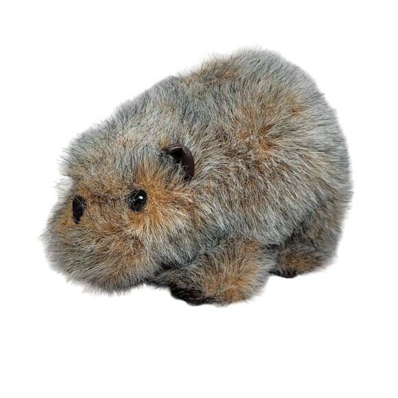 Vintage Plush Mary Meyer Woodchuck Chuck Groundhog Guinea Pig Stuffed Animal - Picture 1 of 10